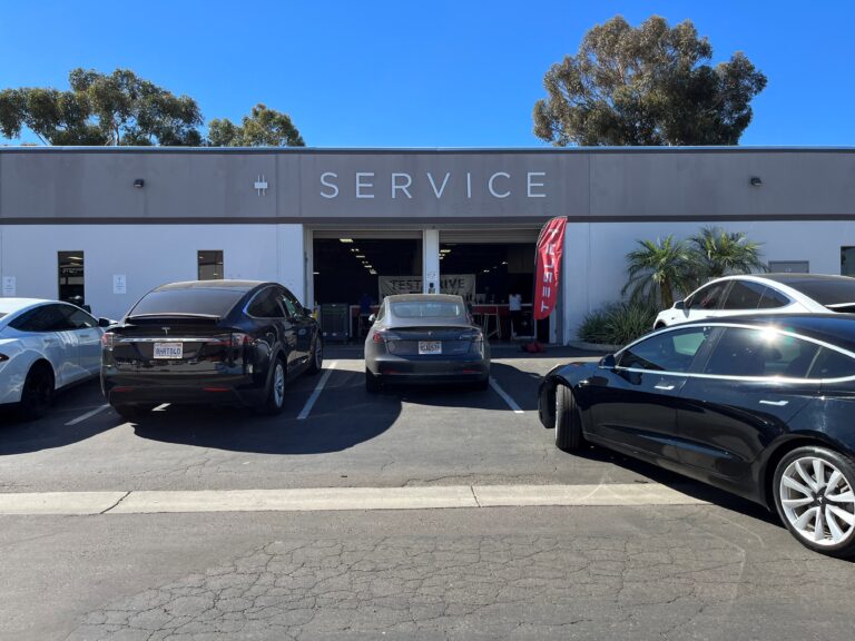 When Will Tesla Service Center Drop New Time