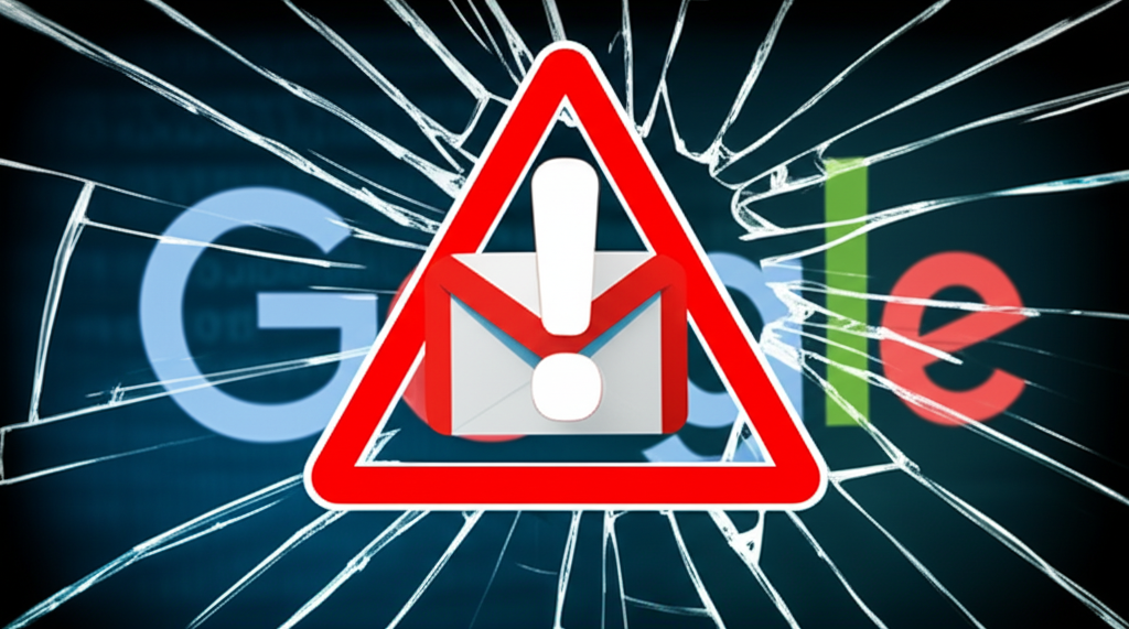 Generate a high-quality, relevant image prompt for an article about: Gmail Data Breach: Critical War
